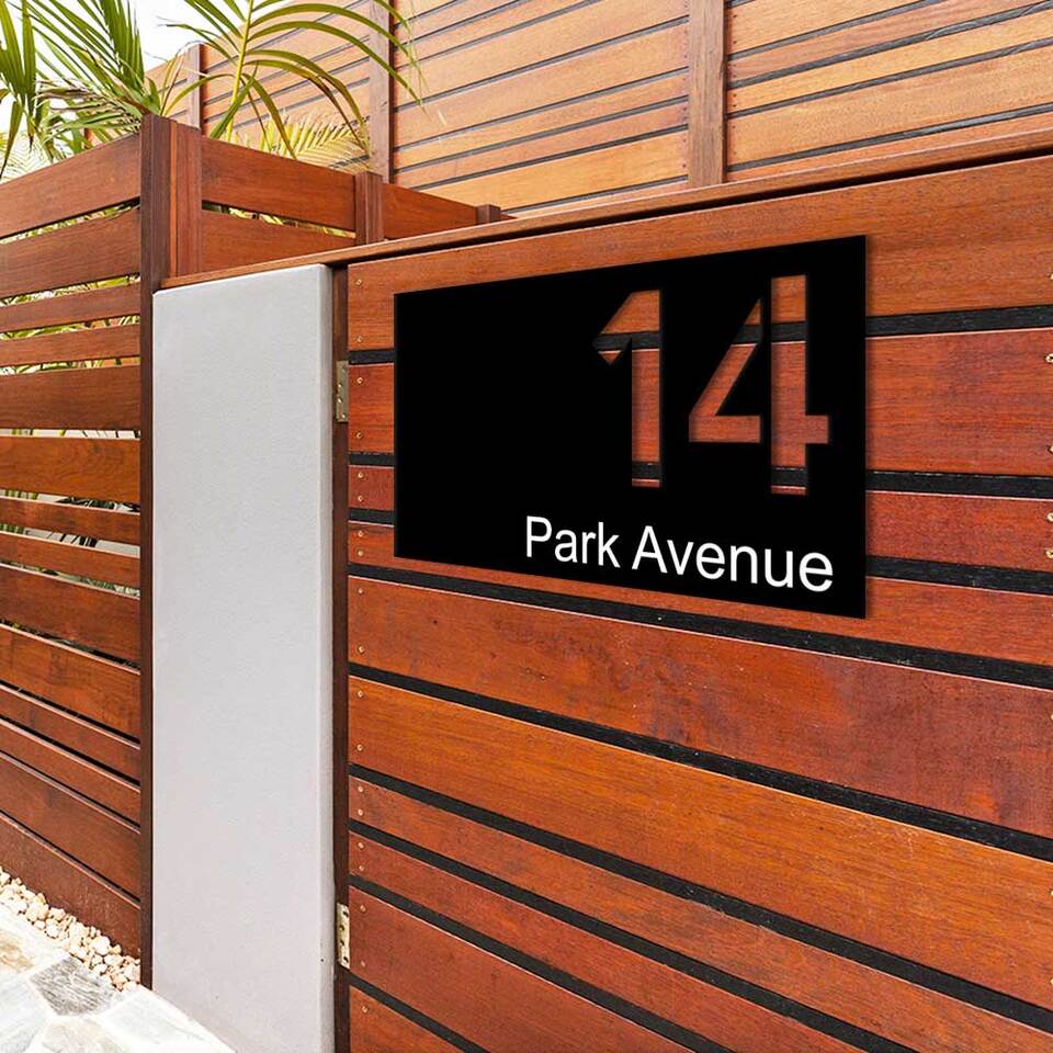 Custom House Number Signs